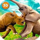 Rhino Fighting Game: Kung Fu Animals Fight 1.0.0