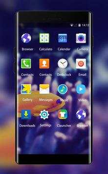A7 Galaxy Samsung Theme: Fish Live Wallpaper screenshot 2