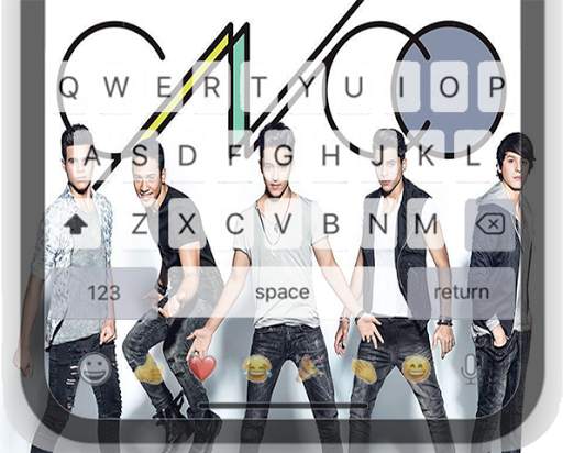 CNCO Keyboard Theme स्क्रीनशॉट 3