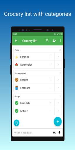 My Pantry - Shared grocery list and expiration screenshot 1