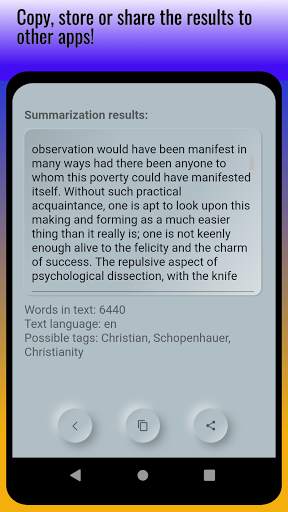 Summarizer screenshot 5