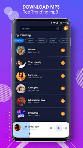 Music downloader - Mp3 downloader & Mp3 players screenshot 19