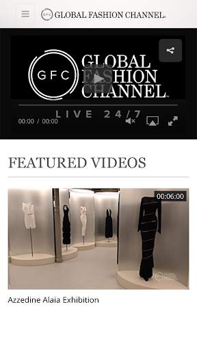 Global Fashion Channel स्क्रीनशॉट 1