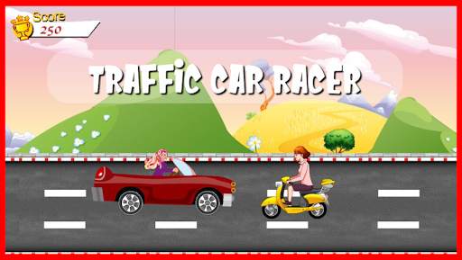 Traffic Car Racing : Girl Game screenshot 1