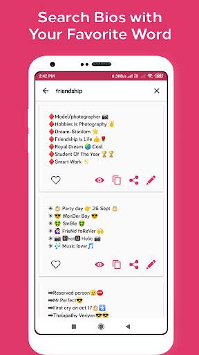 Bios Idea - Bios for Instagram - Quotes & Bios screenshot 5
