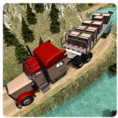 Trailer Truck Off Road Driving icon