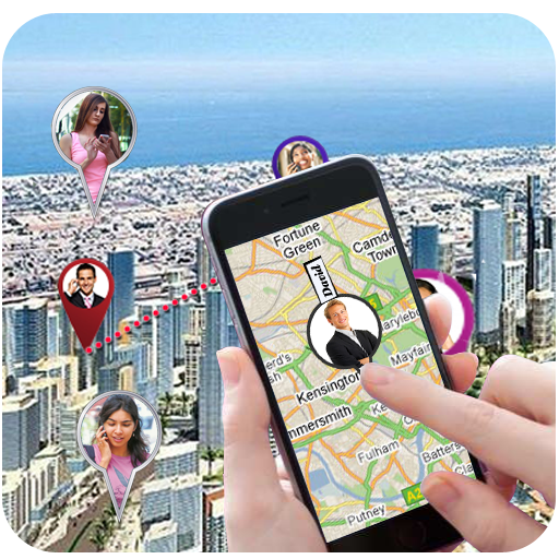 Mobile Number Location GPS icon