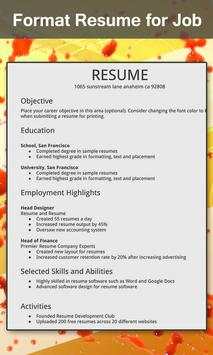Cv maker / Job cv maker screenshot 4