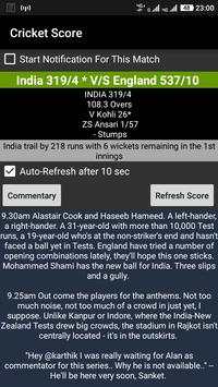 Cricket Score screenshot 3