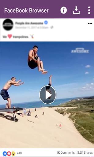 Video Downloader for FB screenshot 1
