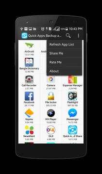 Quick Apps Backup and Share screenshot 4