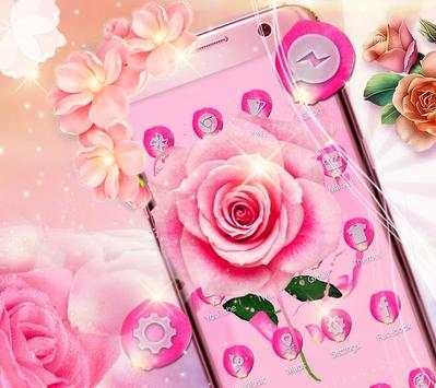 3D Animated Pink Rose Launcher Theme screenshot 9