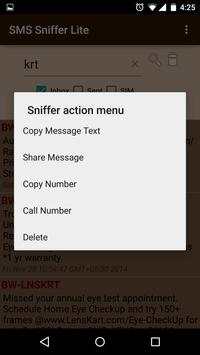SMS Sniffer Lite screenshot 3