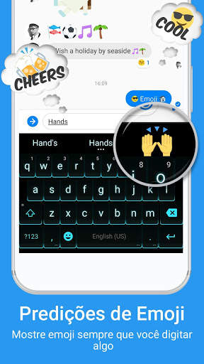 Teclado Emoji iMore - Cool Font, Gif & 3D themes screenshot 4