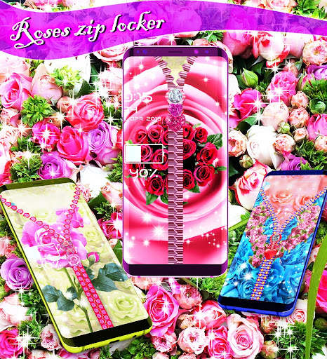 Roses zip locker скриншот 2