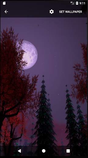 Mystic Night Sky Live Wallpaper screenshot 3