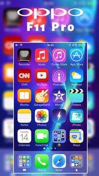 Theme for Oppo F11 Pro: Launcher & Wallpape скриншот 1