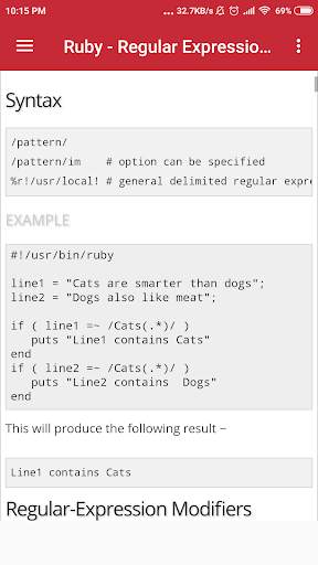 RUBY Tutorial screenshot 5