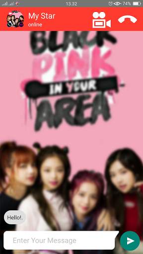 Blackpink Top Fake Video Call screenshot 1
