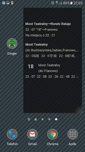 Ginger - rozkład jazdy MPK screenshot 2