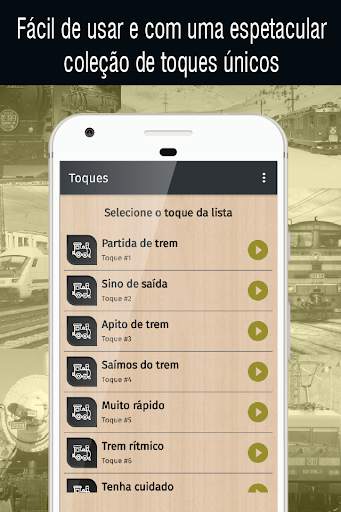 toques de trem para celular, tons e sons de trem screenshot 2