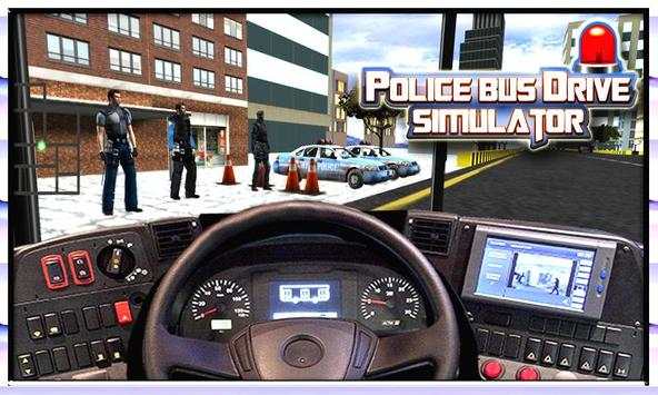 Police Bus Driving Simulator screenshot 1