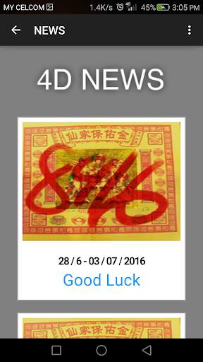 LIVE 4D RESULTS MALAYSIA screenshot 4