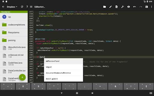 Quoda Code Editor screenshot 12