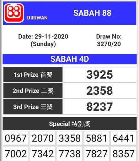 4D Live Draw Result screenshot 3