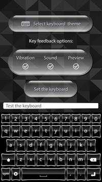 Black & White Keyboard Themes screenshot 6