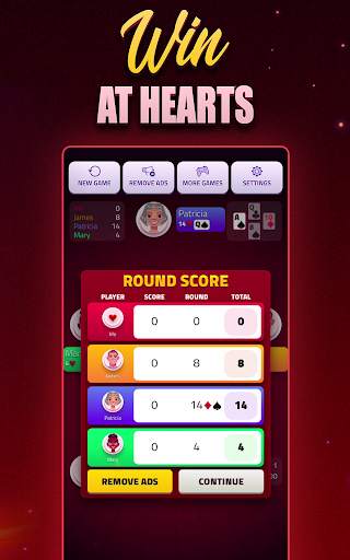 Hearts Offline - Single Player screenshot 6