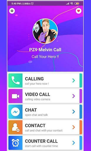 PZ9 Melvin Voice & Video screenshot 1