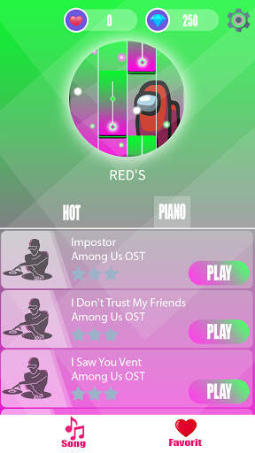 Among Us Piano Tiles screenshot 1