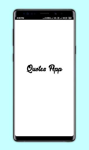 Quotes app screenshot 1