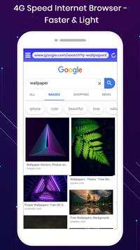 4G Speed Internet Browser - Faster & Light screenshot 3