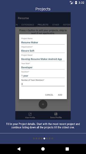 Resume PDF Maker screenshot 5