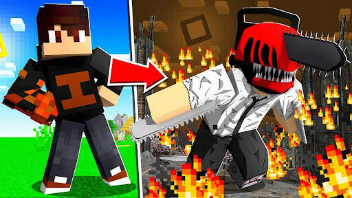 chainsaw man minecraft  Addon screenshot 13