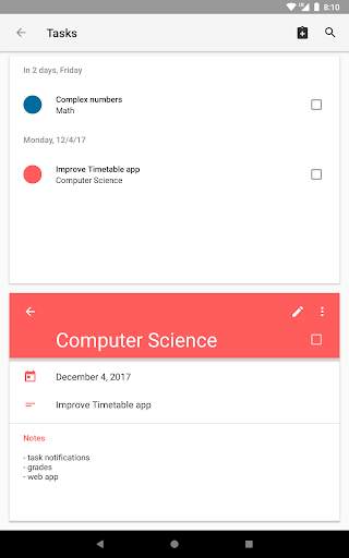 Timetable screenshot 13