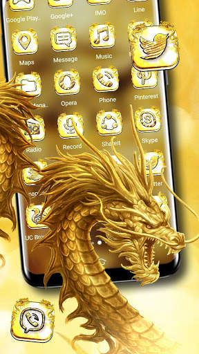 Golden Dragon Theme Launcher screenshot 2