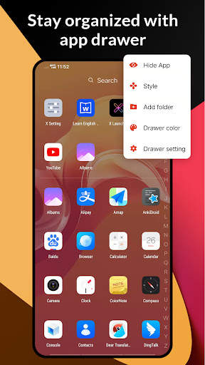 X Launcher - Model x launcher screenshot 1