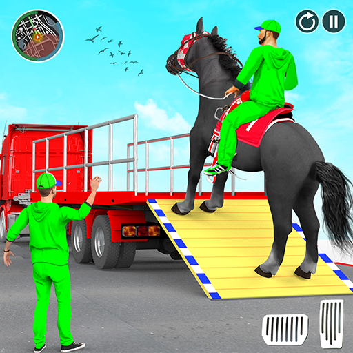 Wild Animal Transport Truck 3D icon