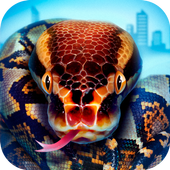 Angry Anaconda Hunting Animals icon