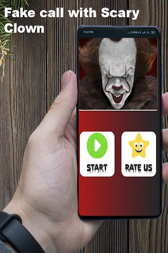 Scary Clown fake Video Call-Clown game Simulation screenshot 3