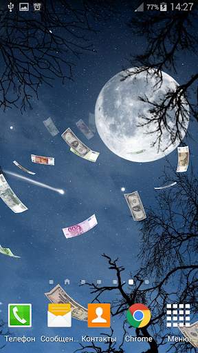 Falling Money Live Wallpaper screenshot 2