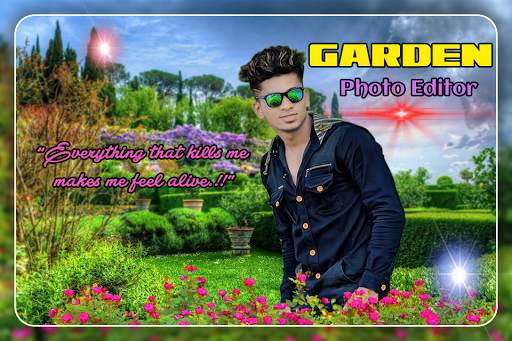 Garden Photo Editor 1 تصوير الشاشة