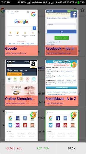SF Browser screenshot 2