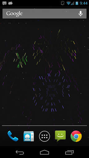 ASCII Fireworks Live Wallpaper screenshot 1