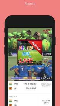 PSL T-20 2018 Live OnTV Score Schedule screenshot 1