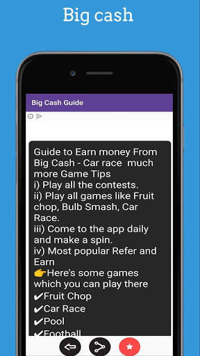 Big Cash Guide - Earn Money Online Big Cash Game screenshot 5