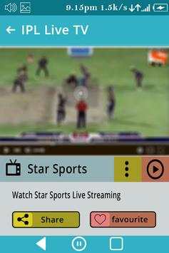 Live IPL TV 4 تصوير الشاشة